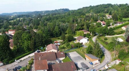 Vue panoramique de Villette-sur-Ain